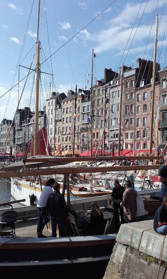 La Fleur D Honfleur Avec Son Parking Apartment Екстериор снимка